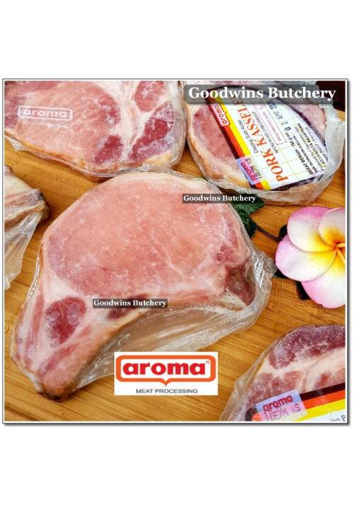 Pork CHOP SMOKED KASSELER frozen Aroma Bali (price/540g 3pcs)